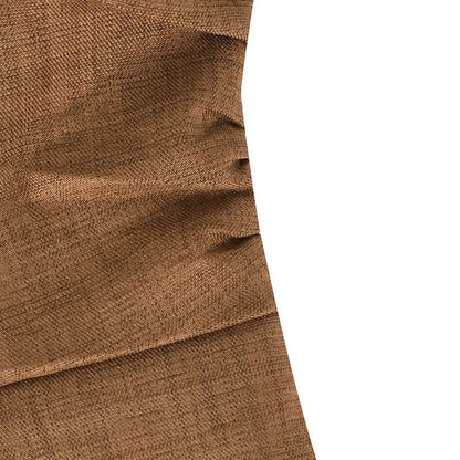 Slim Skew Collar Solid Rompers